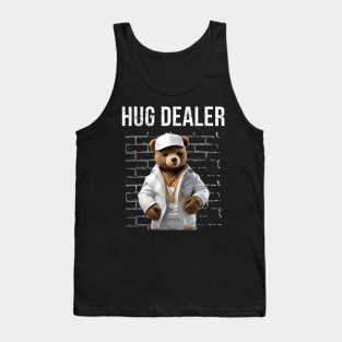 Gangster Hug Dealer Teddy Bear Funny Tank Top